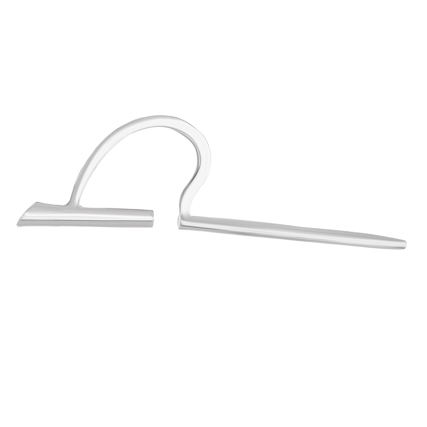 Wholesale Retro C-shaped Straight Ear Clip Without Ear Hole Alloy Ear Bone Clip